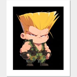 Street Fighter Guile Art Posters and Art